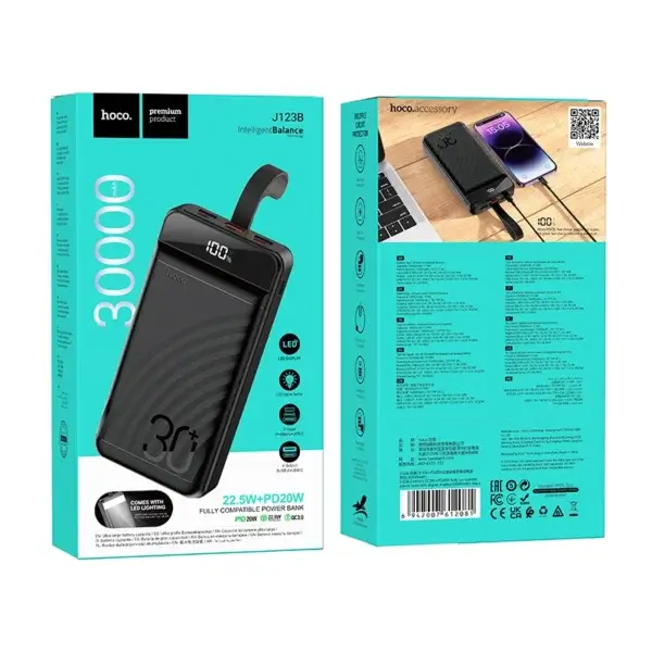 Hoco J123B Element 22.5W+PD20W Fully Compatible Power Bank (30000mAh) The search for the best power bank in Bangladesh ends with the powerful Hoco J123B Element 30000mAh Power Bank, available now at Hoco Bangladesh. Designed for maximum efficiency, this fast charging power bank supports 22.5W and PD20W outputs, making it perfect for those who need a trusted and speedy backup. With a durable build and stylish design, it stands out among the best power bank in bd options today. At such an affordable power bank price in bd, the Hoco J123B easily ranks as one of the best power bank choices in the market. If you are specifically searching for the best power bank for iphone or Android, this is the one you can’t miss! Why Buy Hoco J123B From Hoco Bangladesh? At Hoco Bangladesh, we guarantee original products, genuine warranty support, and the most competitive power bank price. Whether you’re searching for a hoco power bank that suits Android, iPhone, tablets, or other devices, the Hoco J123B Element covers all your needs. The affordable power bank price in bangladesh makes this model an easy recommendation when people search for the best power bank for iphone or any quick-charging compatible device. Its combination of speed, portability, and durability makes the J123B the top pick among power bank bd lovers. For users looking for the best power bank in bangladesh that supports fast charging power bank speeds and has the versatility of multiple inputs and outputs, the Hoco J123B Element 30000mAh Power Bank is the clear winner. Shop confidently from Hoco Bangladesh and get this premium hoco power bank at the best power bank price in bd today! Ideal for all your fast-charging needs, whether you’re searching for the best power bank for iphone or Android.